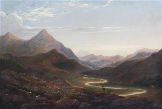 Joseph Macpherson (19th C.) Glen Farg, 14 x 19.5in.